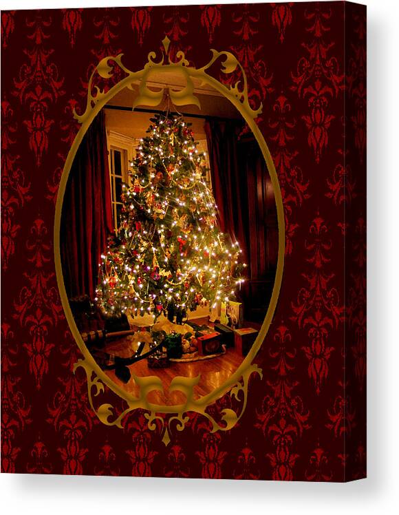 Susan Vineyard Canvas Print featuring the photograph Oh Christmas Tree by Susan Vineyard