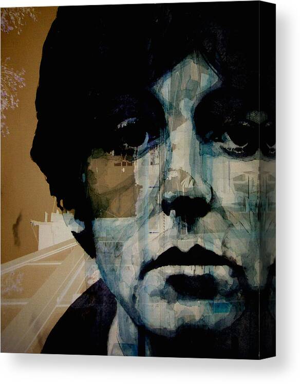 Paul Mccartney Canvas Print featuring the painting Penny Lane by Paul Lovering