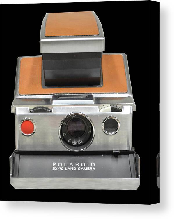 Polaroid Canvas Print featuring the photograph Polaroid SX-70 Land Camera by Brian Duram