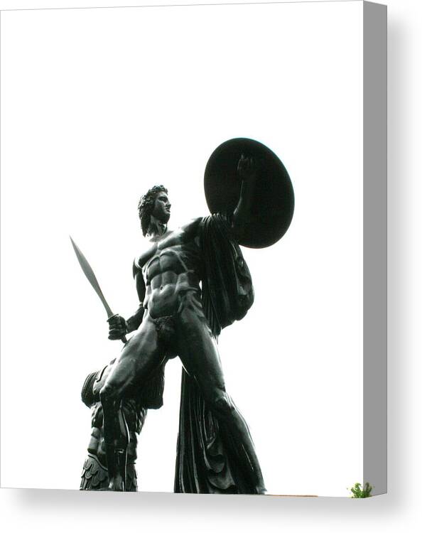 Statue Canvas Print featuring the photograph QP# by MGhany