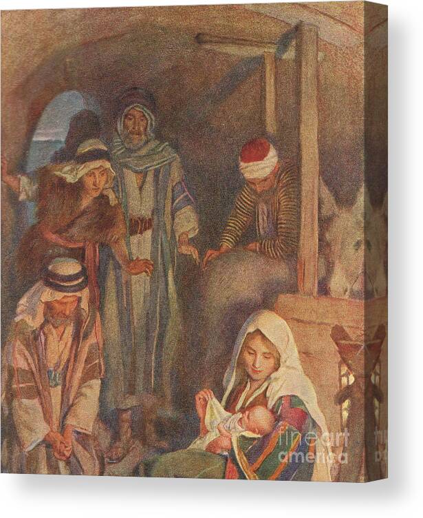The Nativity Canvas Print Canvas Art By Harold Copping