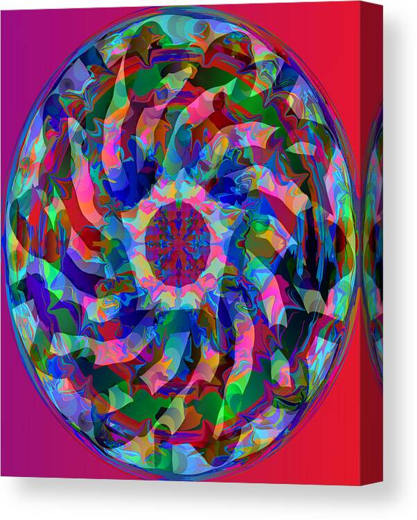 Universe Canvas Print featuring the digital art Universe by Peter Shor