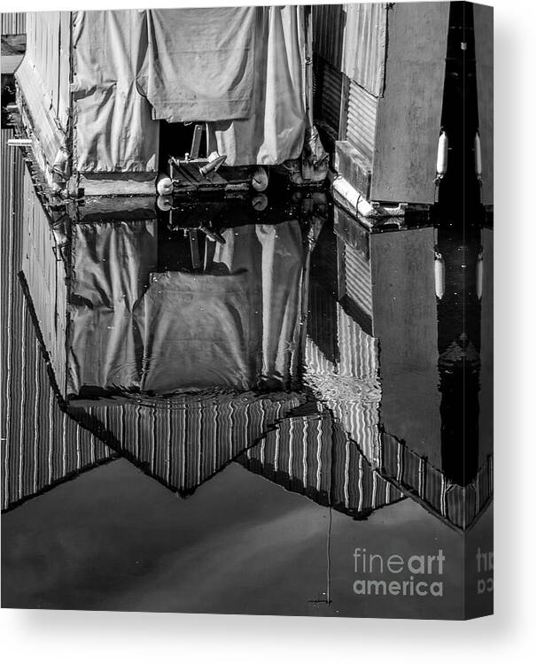 Reflections Canvas Print featuring the photograph Upside Down by Barry Weiss