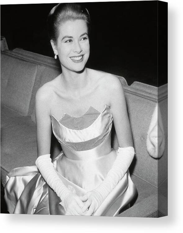 Grace Kelly Canvas Print featuring the photograph Grace Kelly . #7 by Album