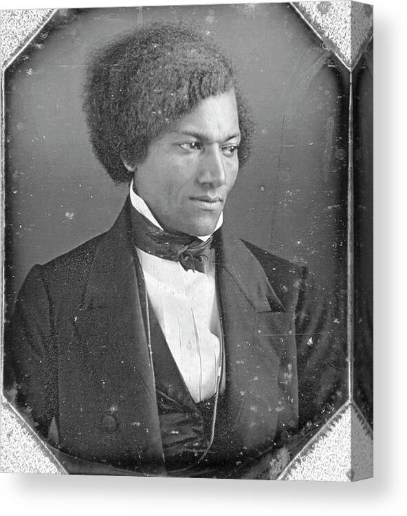 Frederick Douglass Canvas Print featuring the photograph Frederick Douglass by Fotosearch