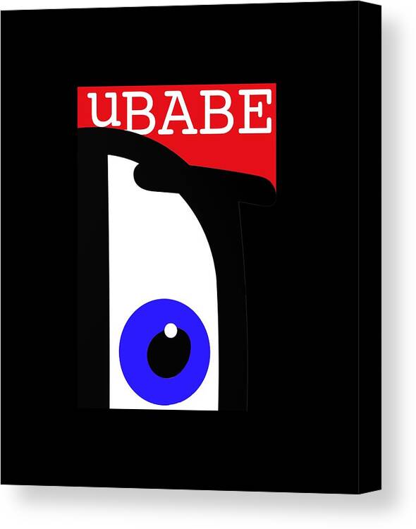 Ubabe Eye Canvas Print featuring the digital art I See Ubabe by Ubabe Style