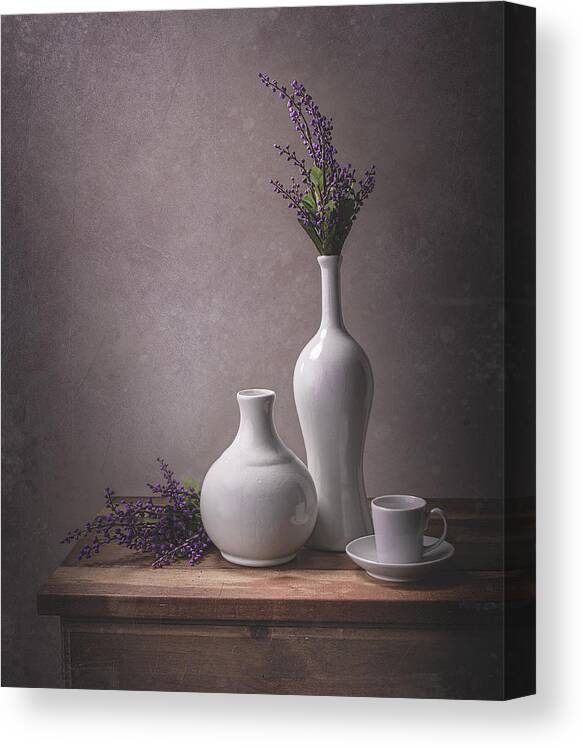 Flowers Canvas Print featuring the photograph Lilac by Margareth Perfoncio