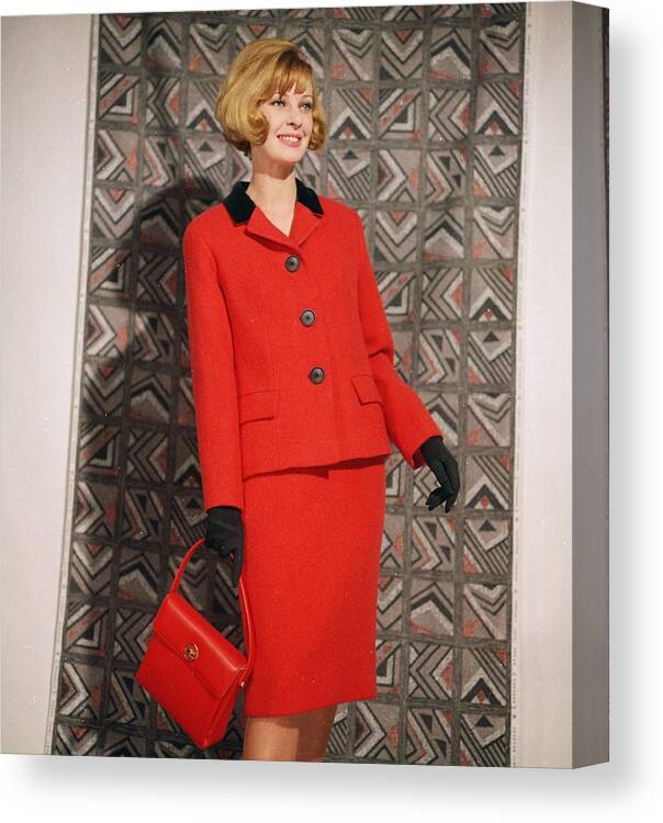 Red Suit Canvas Print featuring the photograph Red Suit by Chaloner Woods