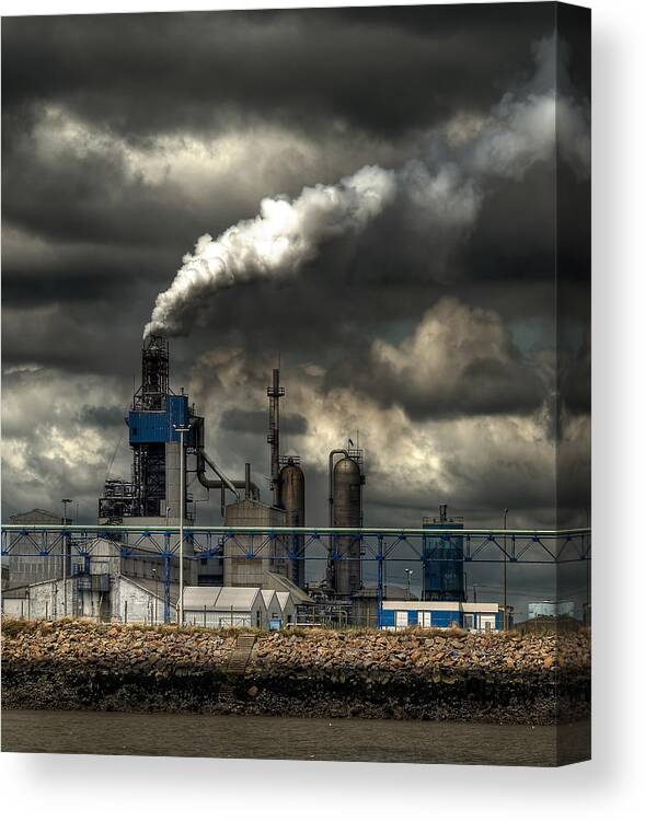 Industrial Canvas Print featuring the photograph Welcome To Paradise ! by Frankba