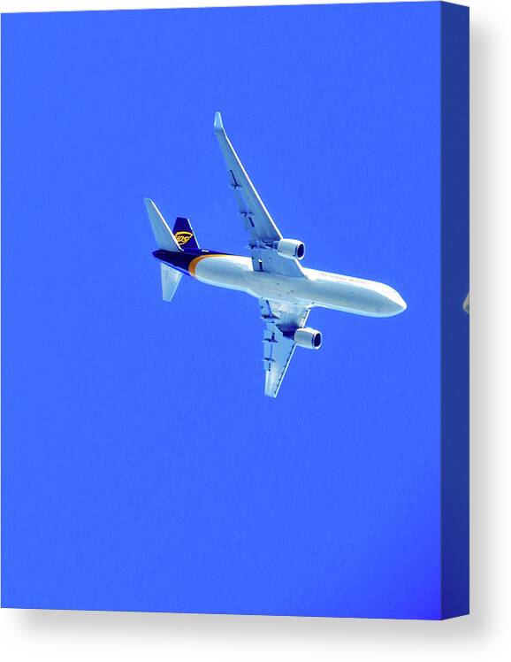 Ups Canvas Print featuring the photograph Worldwide Service by Linda Stern