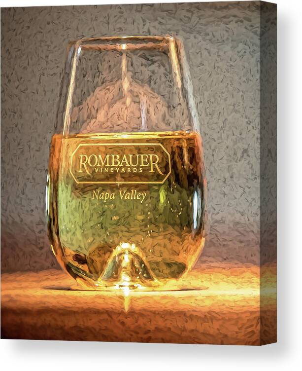 Chardonnay Canvas Print featuring the photograph Chardonnay of Napa Valley #2 by David Letts