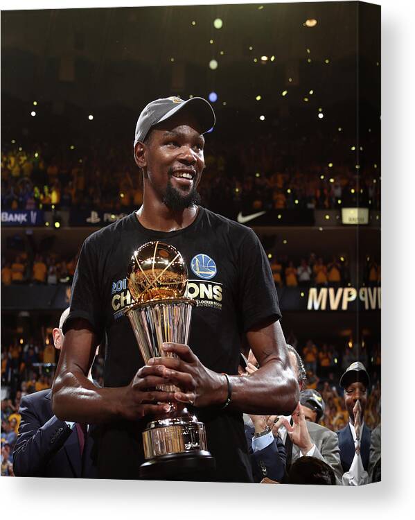 Playoffs Canvas Print featuring the photograph Kevin Durant by Nathaniel S. Butler
