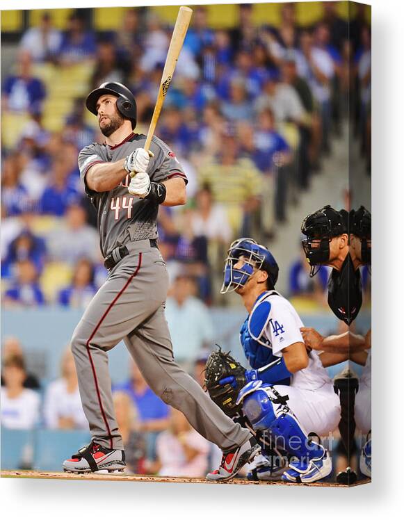 Game Two Canvas Print featuring the photograph Paul Goldschmidt #1 by Harry How