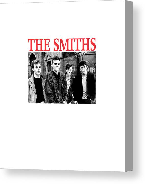 The Smiths Canvas Print featuring the digital art The Smiths #1 by Fiona Elle
