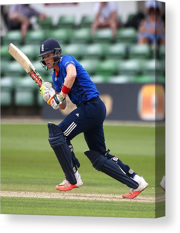 England Lions Canvas Print featuring the photograph England Lions v Pakistan A - Triangular Series #4 by Charlie Crowhurst