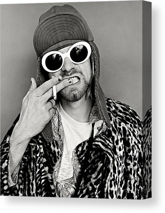 Kurt Cobain Print Nirvana Band Grunge Alternative Rock Metal Print by Ziggy  Print - Pixels
