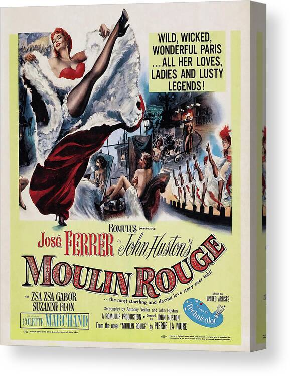 Moulin rouge movie poster print 