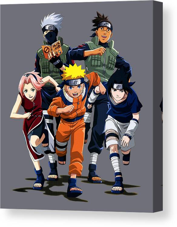 Drawings To Paint & Colour Naruto - Print Design 001