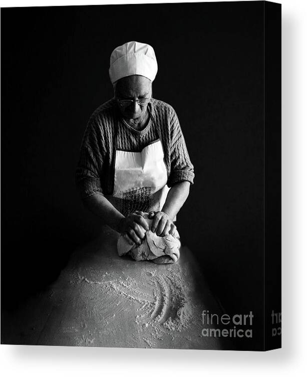  Canvas Print featuring the photograph Pasta Maker by Pepper Pepper