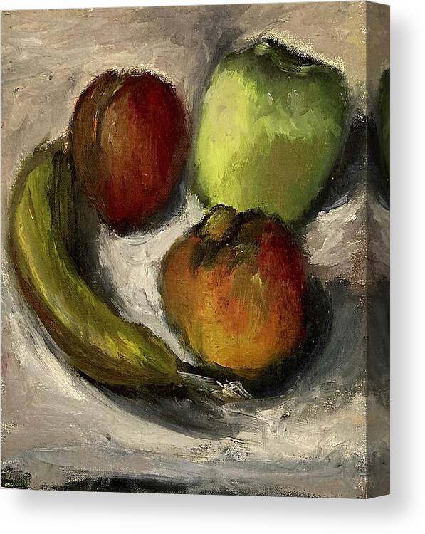 Still Life Canvas Print featuring the painting Still life, Homage to Matisse by David Euler