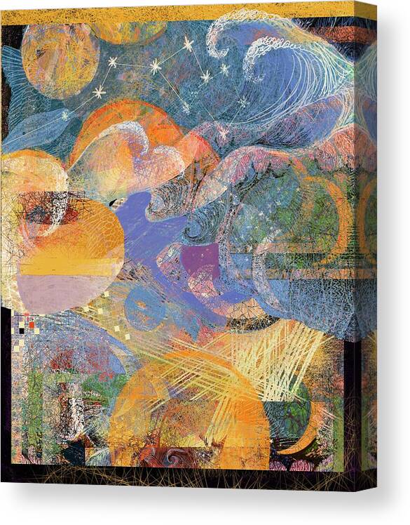 Surreal Canvas Print featuring the digital art Time Capsule by Jennifer Lommers