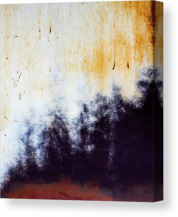 Abstract Canvas Print featuring the photograph Tree Line Silhouette by Jani Freimann