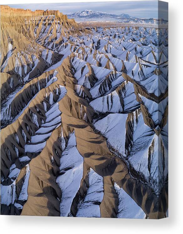 Utah Canvas Print featuring the photograph Desert Angles by Wesley Aston