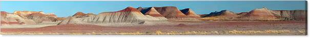 Painted Canvas Print featuring the photograph Repainted Desert by Gregory Scott