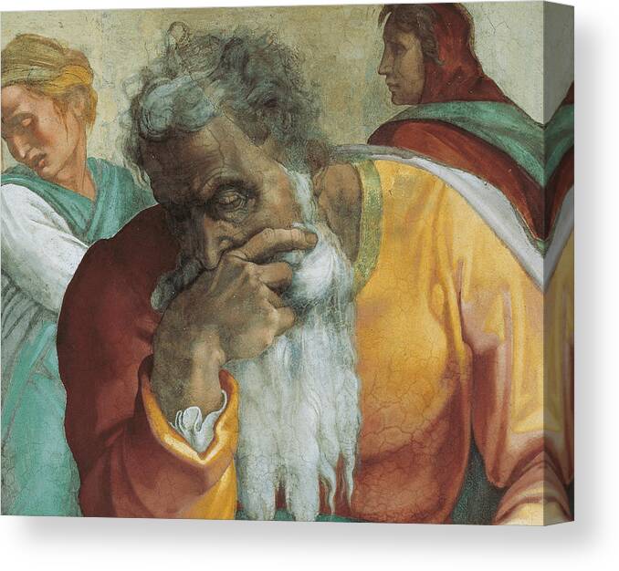 The Prophet Jeremiah Canvas Print Canvas Art By Michelangelo
