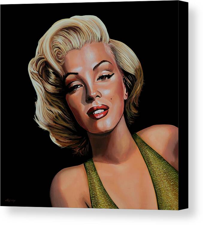 Marilyn Monroe 2 Canvas Print Canvas Art By Paul Meijering