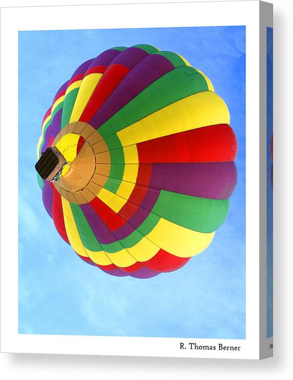 Balloons Canvas Print featuring the photograph Hot Air by R Thomas Berner