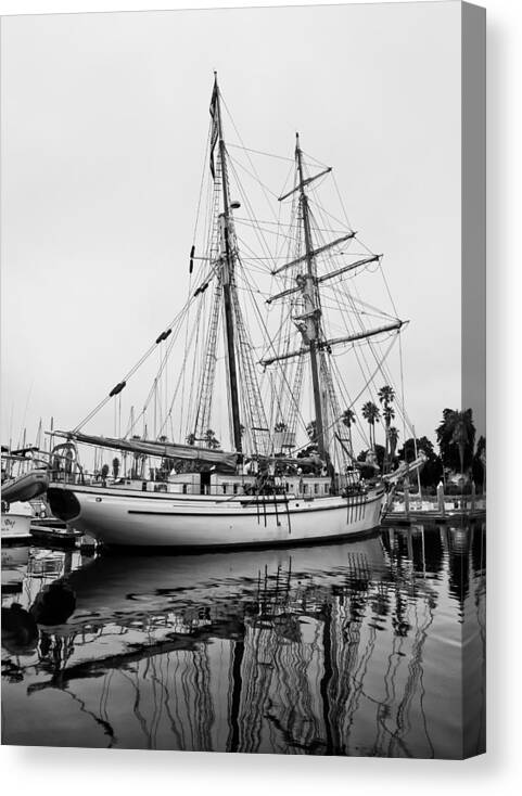 Oxnard Canvas Print featuring the photograph The Irving Johnson by Thomas Hall