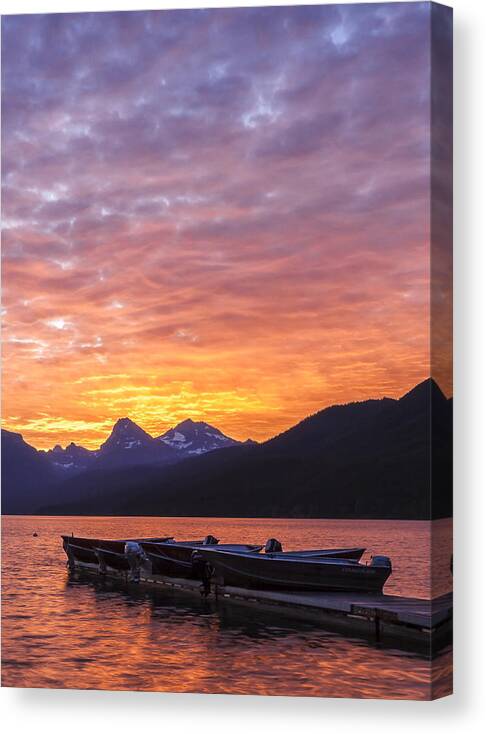 Veritcal Canvas Print featuring the photograph Morning Light II by Jon Glaser