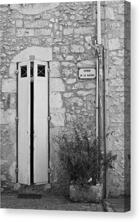 Narrow Door Canvas Print featuring the photograph Narrow Door by Georgia Clare