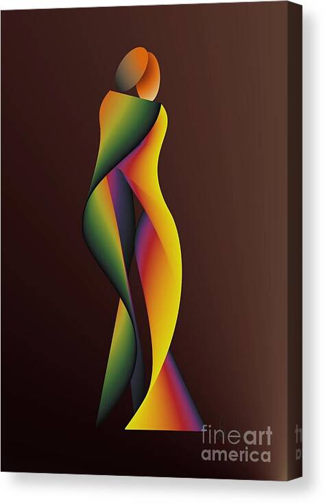 Digital Art Digital Art Digital Art Acrylic Prints Digital Art Digital Art Digital Art Digital Art Digital Art Digital Art Digital Art Canvas Print featuring the digital art Couple by Leo Symon