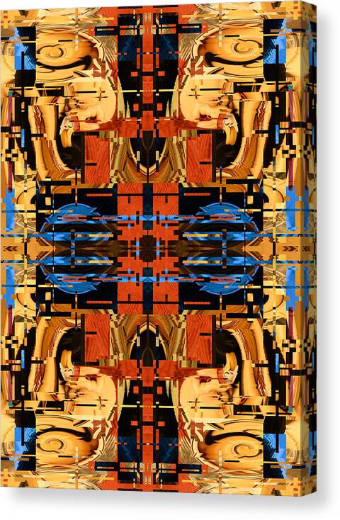 Pattern Canvas Print featuring the photograph You Look For Me When You Tire Of Travel Glory And Things 2015 by James Warren