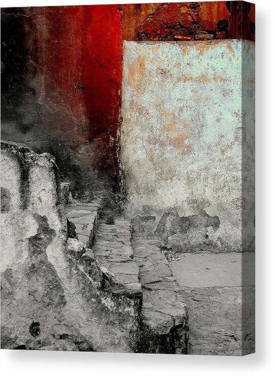 Mexico Canvas Print featuring the photograph Mexico Way.. by Al Swasey