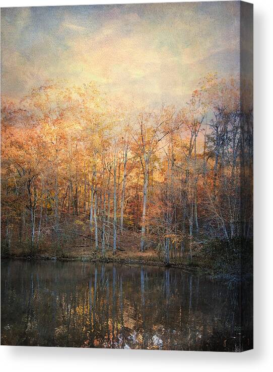 Autumn Canvas Print featuring the photograph Morning Meditation by Jai Johnson