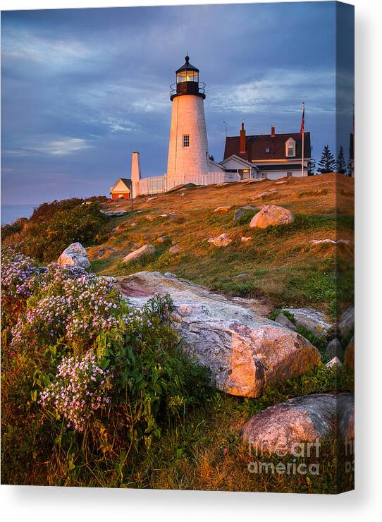 Art Canvas Print featuring the photograph The Other Side of Pemaquid by Benjamin Williamson
