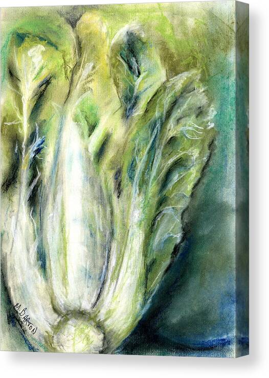 Bok Choy Canvas Print featuring the painting Bok Choy by Marilyn Barton