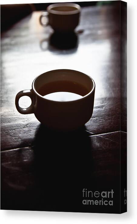 Art Canvas Print featuring the photograph Cup Of Joe by Jo Ann Tomaselli