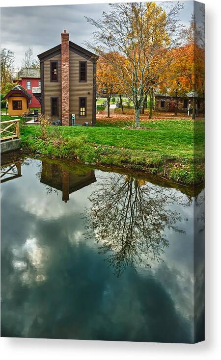 Northville Canvas Print featuring the photograph Northville Home by Thomas Hall