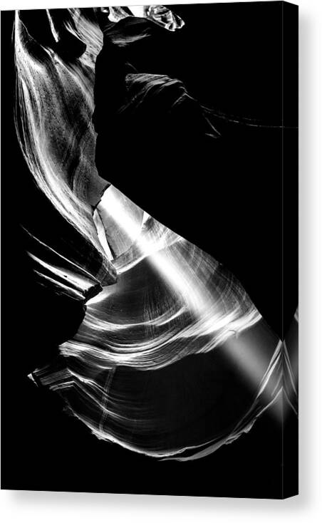 Upper Antelope Canyon Canvas Print featuring the photograph Out Of The Hole by Az Jackson