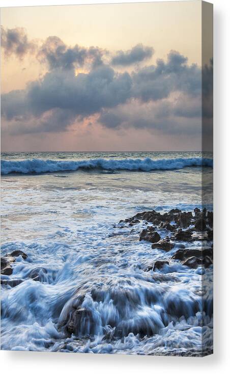 Art Canvas Print featuring the photograph Over Rocks by Jon Glaser