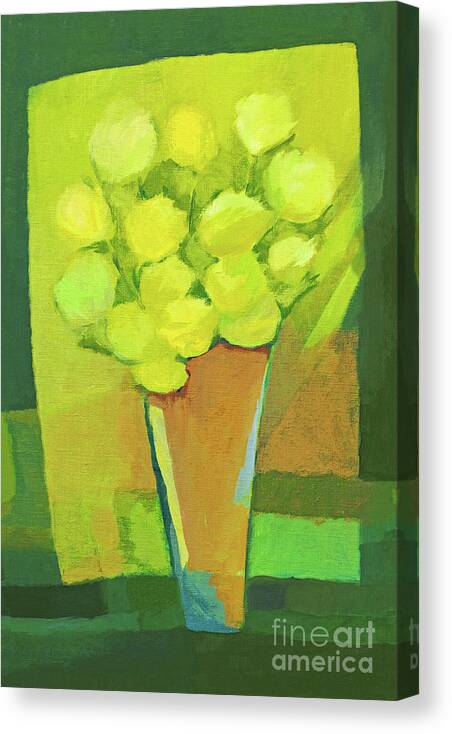 Spring Canvas Print featuring the painting Spring Flowers by Lutz Baar