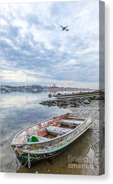 America Canvas Print featuring the photograph Winthrop Harbor 3 by Susan Cole Kelly