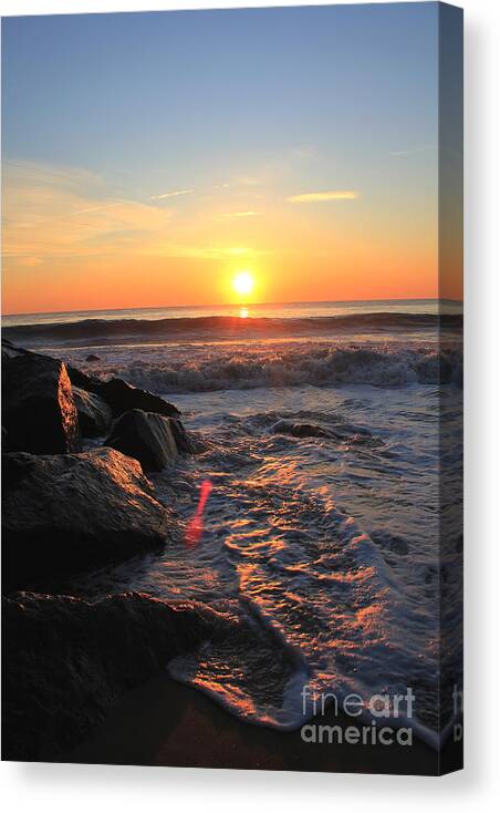 Landscape Canvas Print featuring the photograph A New Day by Everett Houser