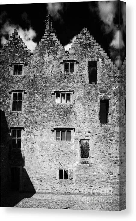 Newtownstewart Canvas Print featuring the photograph Newtownstewart Stewart Castle County Tyrone Northern Ireland by Joe Fox