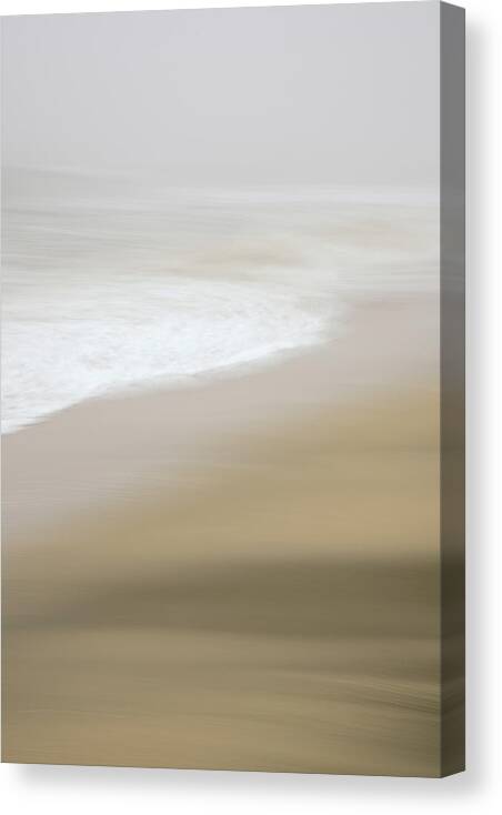 California Canvas Print featuring the photograph Half Moon Bay - Impressions by Francesco Emanuele Carucci