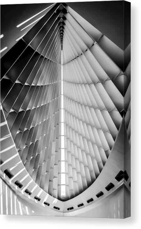 Architecture Canvas Print featuring the photograph Looking Up by Steven Santamour